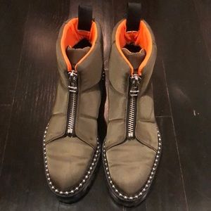 Alexander Wang Cooper Zip-front Ankle Boots